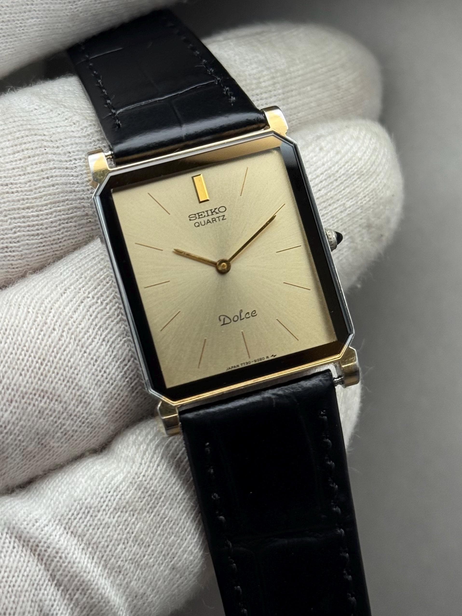SEIKO セイコー DOLCE 7730-5020 クォーツ 腕時計 ヴィンテージ 1987年
