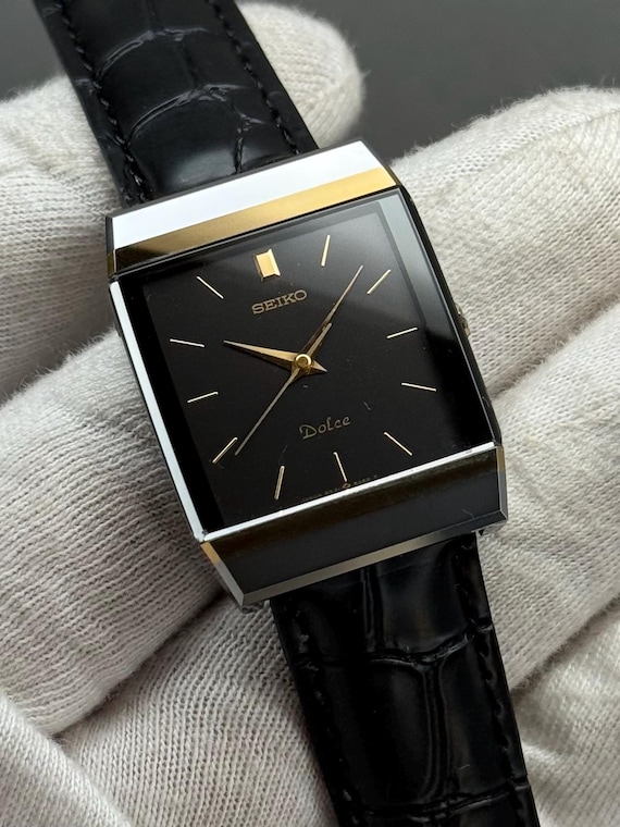 Vintage 1985 Seiko Dolce 9531-5060 – Black Dial Tungsten Quartz