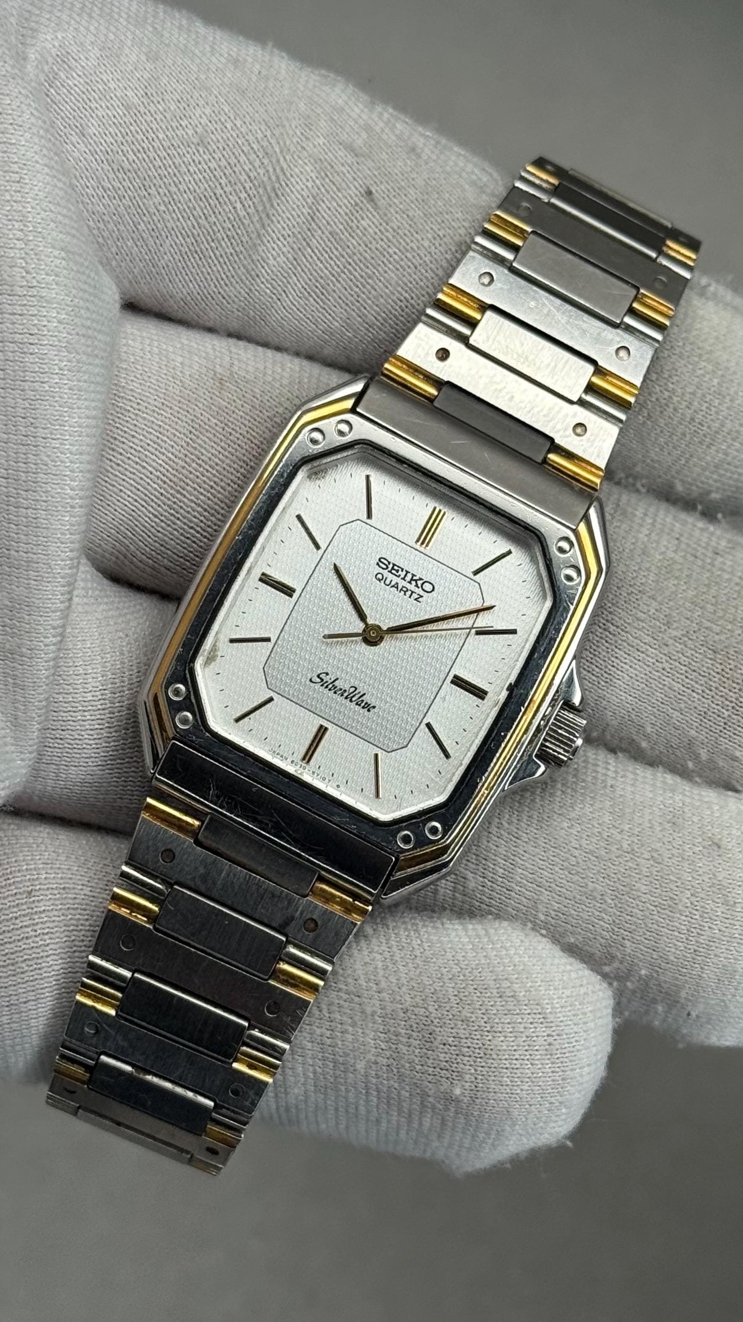 Seiko Silver Wave - Etsy