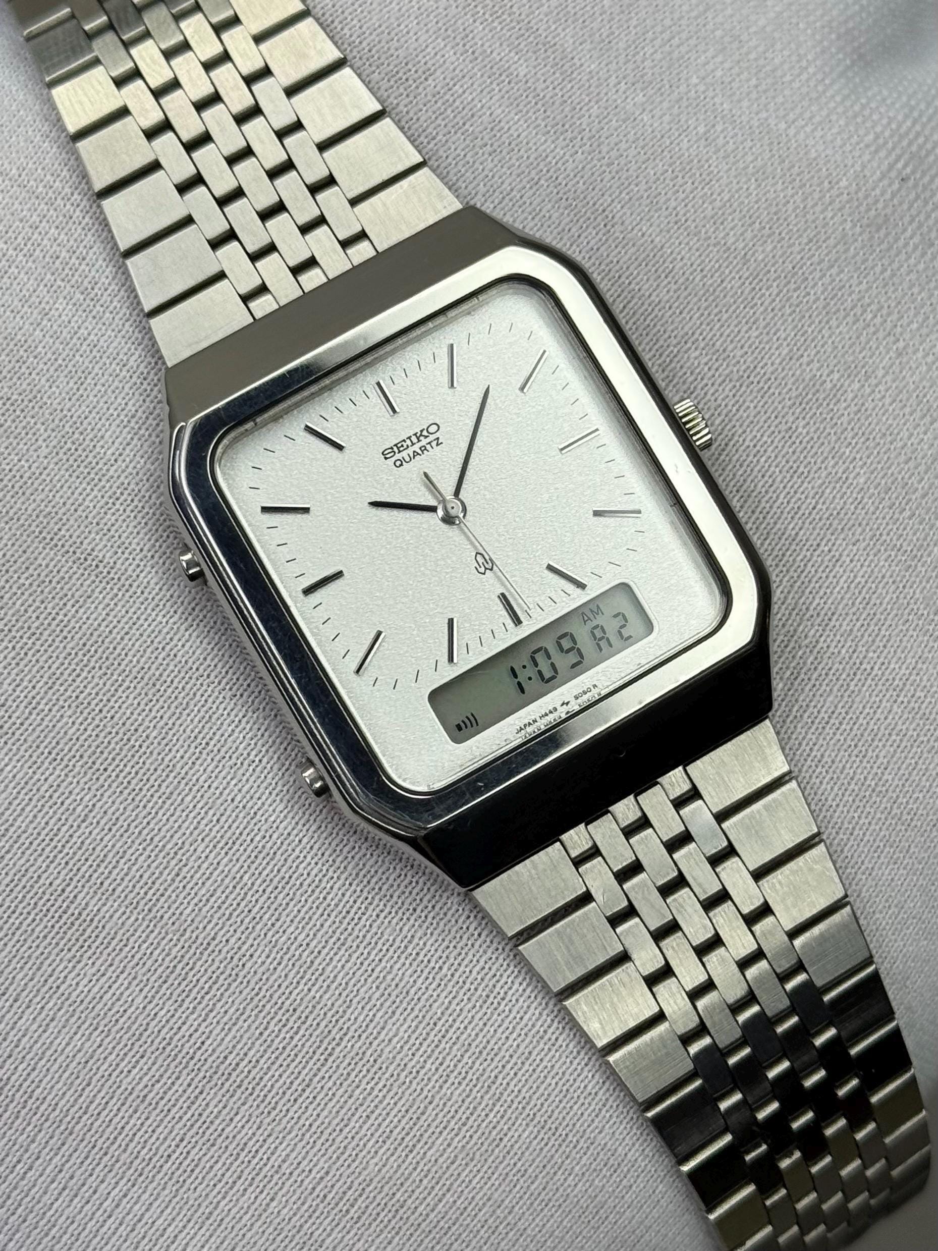 Rare SEIKO Quartz H449-5050 Ana-digi Quartz | Vintage JDM Diver