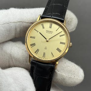 Seiko Sq Roman Day Date - Etsy Canada