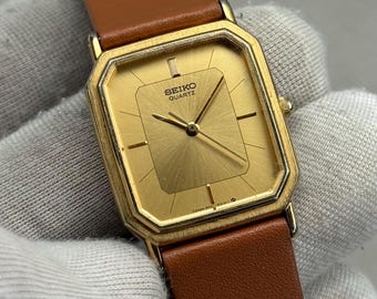 Rare SEIKO Spirit 7N43-7180 Frosted Snowflake Date/day Vintage