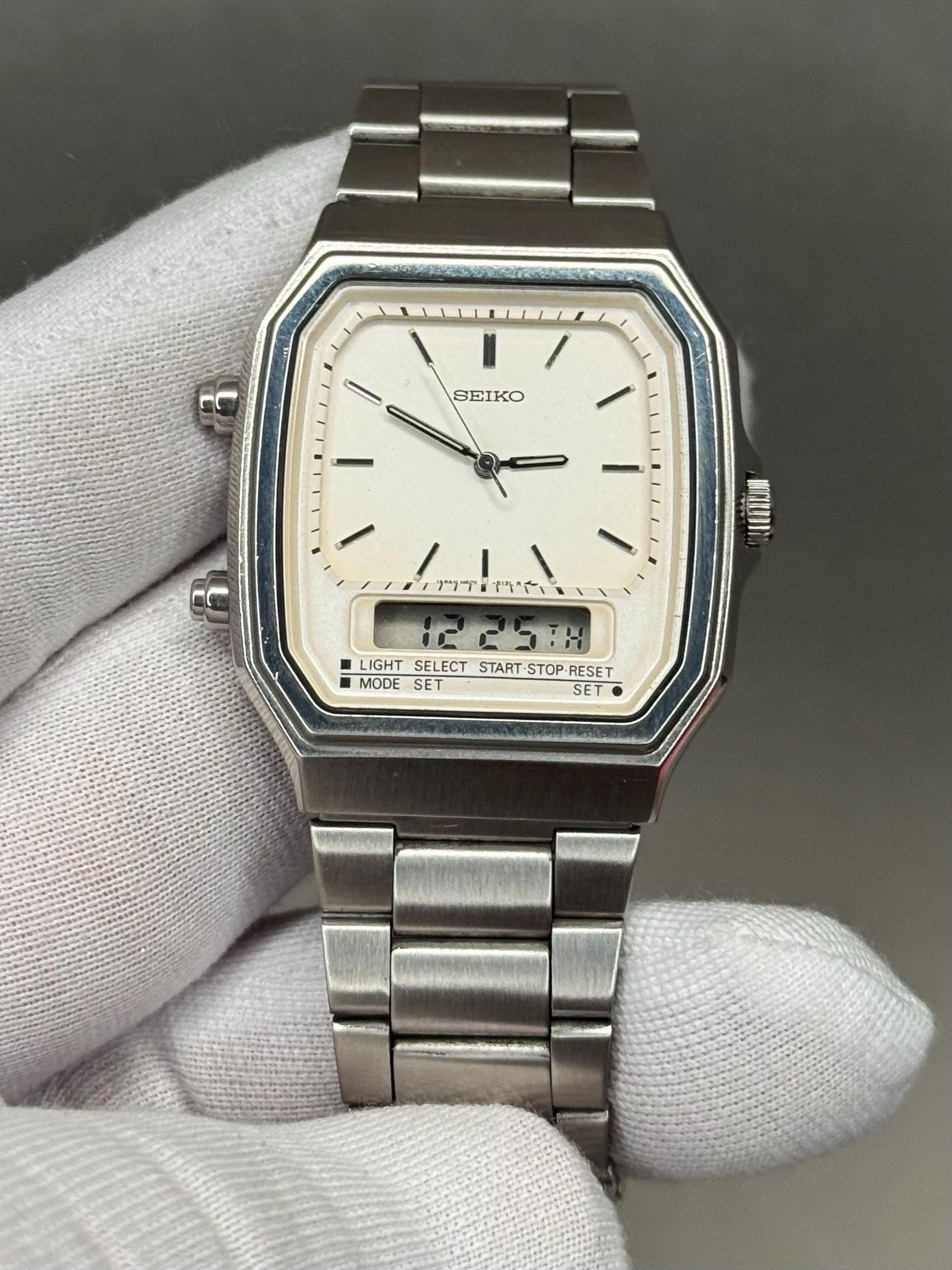 Rare SEIKO Silverwave H601-5070 Ana-digi Quartz | Vintage JDM 