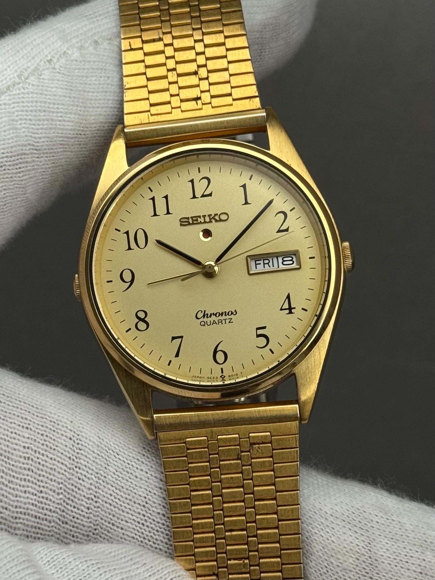 稼働 SEIKO QUARZ セイコー クォーツ ゴールド メッシュ il_fullxfull.7056520032_p96q.jpg