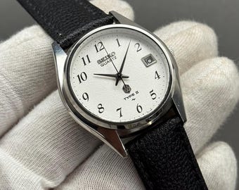 セイコーAGS 5M22-6A10　自動巻発電クオーツ　不動