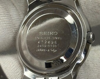 Rare Seiko Emblem Automatic 2409-0030 | Vintage 1970s Green Dial
