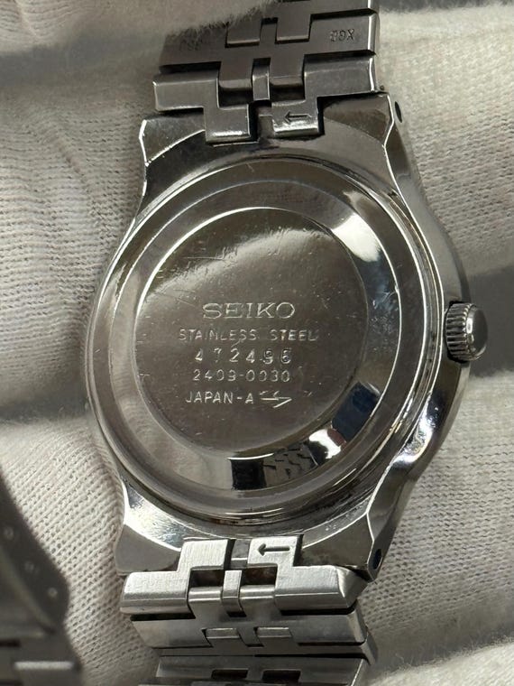Rare Seiko Emblem Automatic 2409-0030 | Vintage 1970s Green Dial