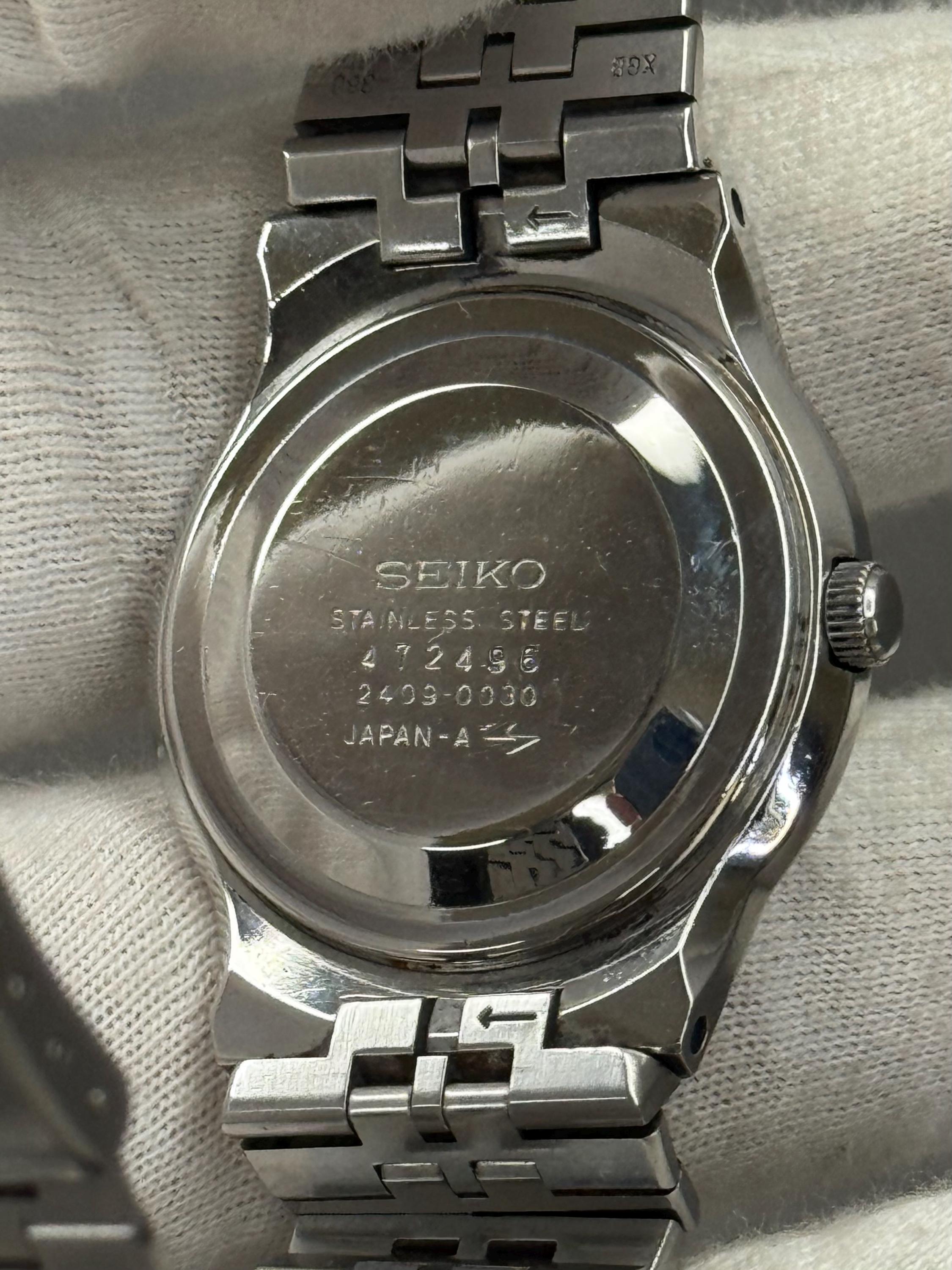 Rare Seiko Emblem Automatic 2409-0030 | Vintage 1970s Green Dial