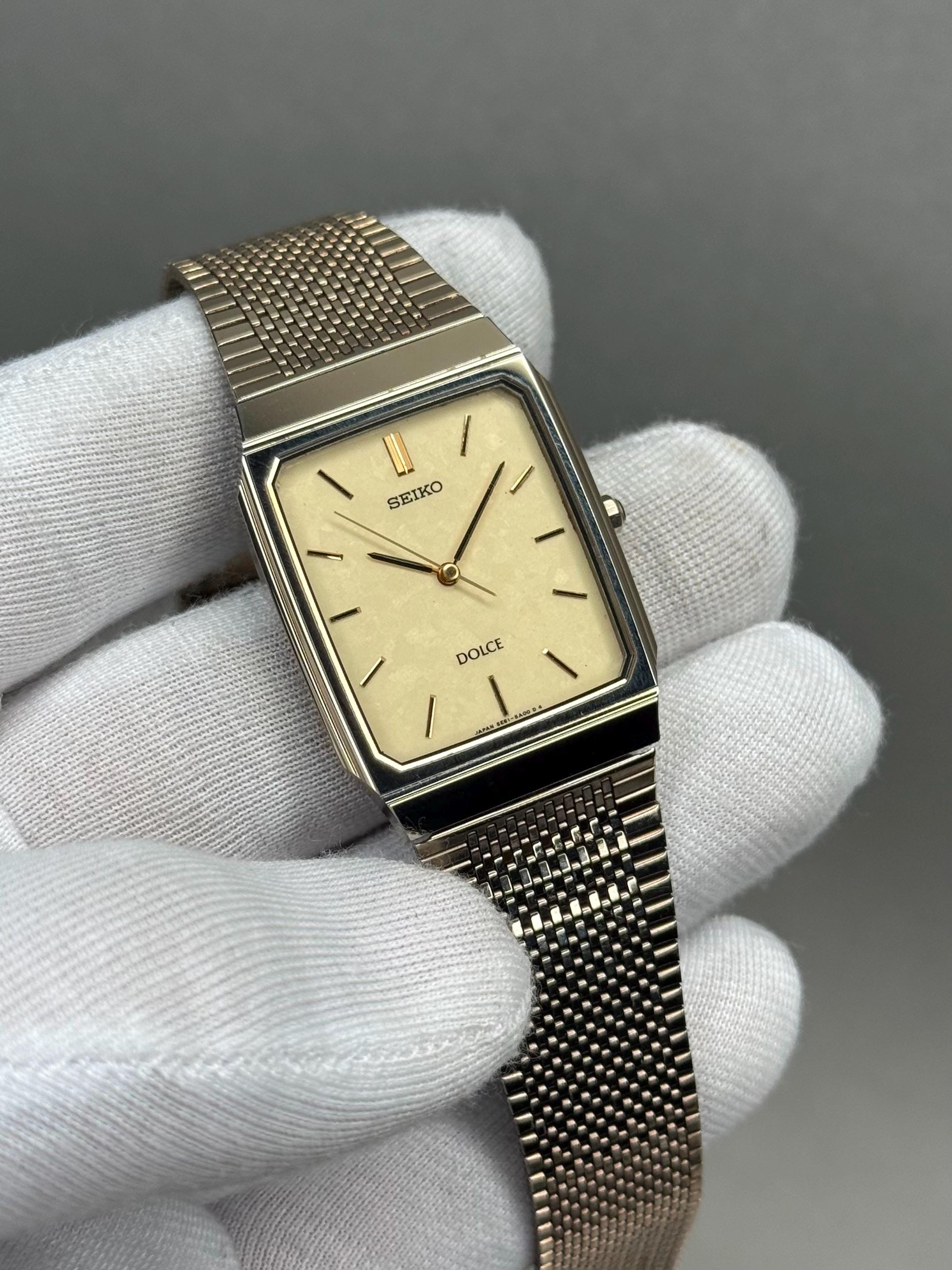 Seiko Dolce Tungsten - Etsy