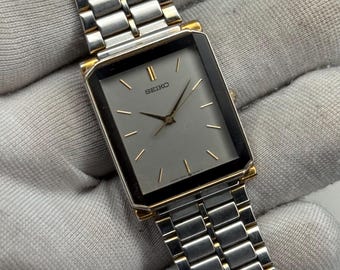 Vintage Seiko Alba AKA Bullhead V707-0A10 Quartz Watch – Silver