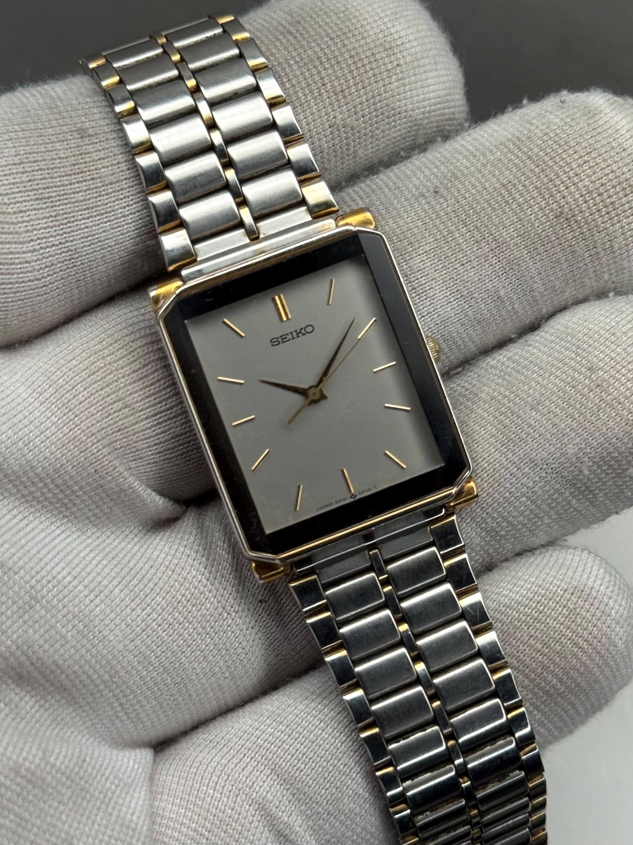 Seiko Dolce Tank Watch - Etsy Hong Kong