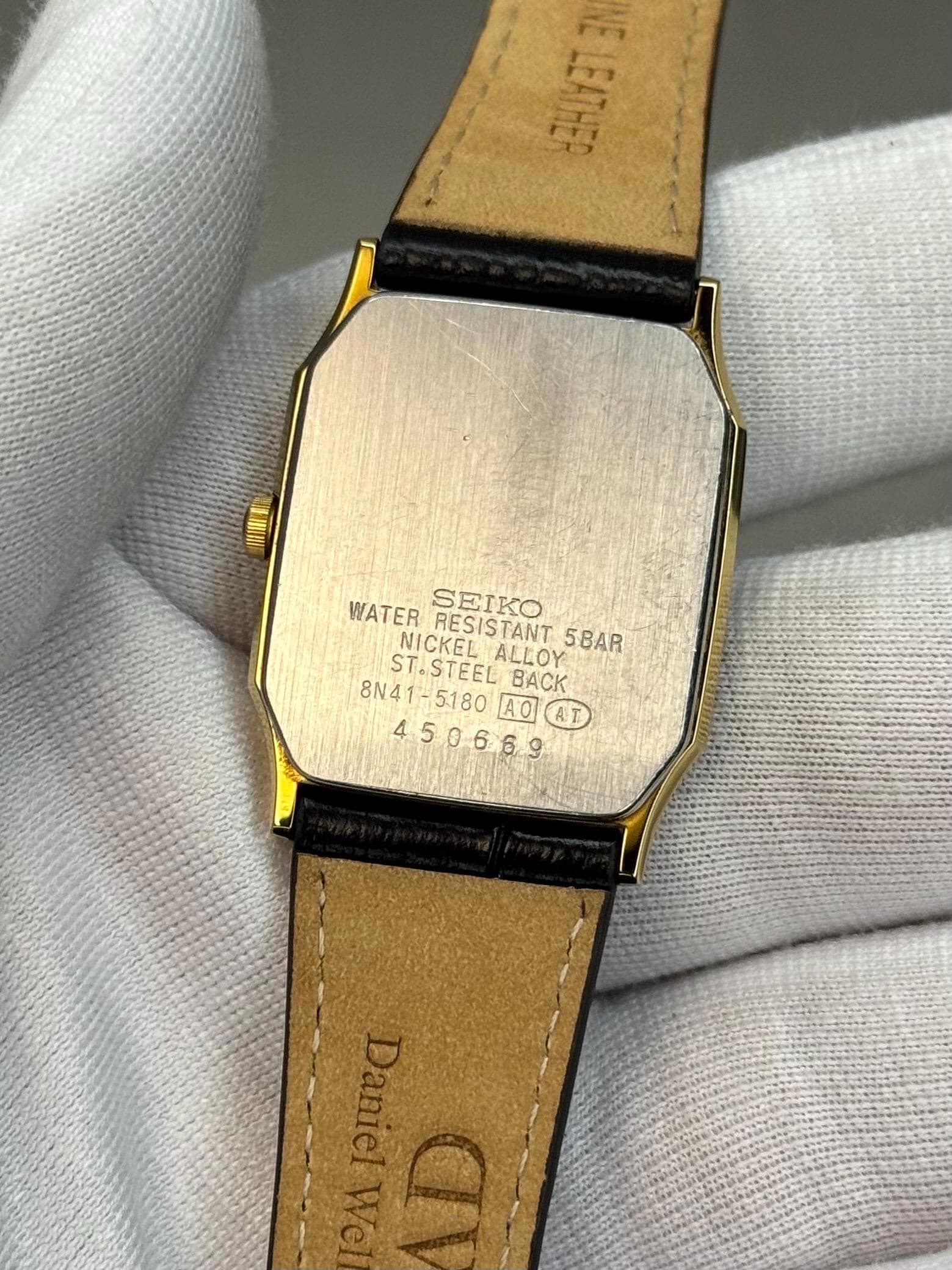 Vintage Seiko Spirit 8N41-5180 Tank Watch - 1995 Japan - Etsy