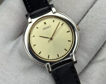 Vintage Seiko King Quartz Rare Snowflake Dial 5856-7040 Men's