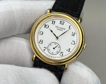 Rare SEIKO Quartz 2G28-6120 “the League“ Vintage Men's Watch