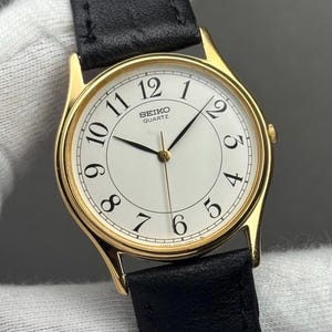 Rare SEIKO Quartz 7431-7000 SPG Gold Plated Man’s Japanese Watch