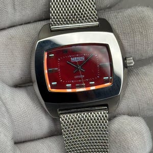 CITIZEN INDEPENDENT 1481010 アナデジ 赤液晶 美品 Citizen 1481010 - Etsy