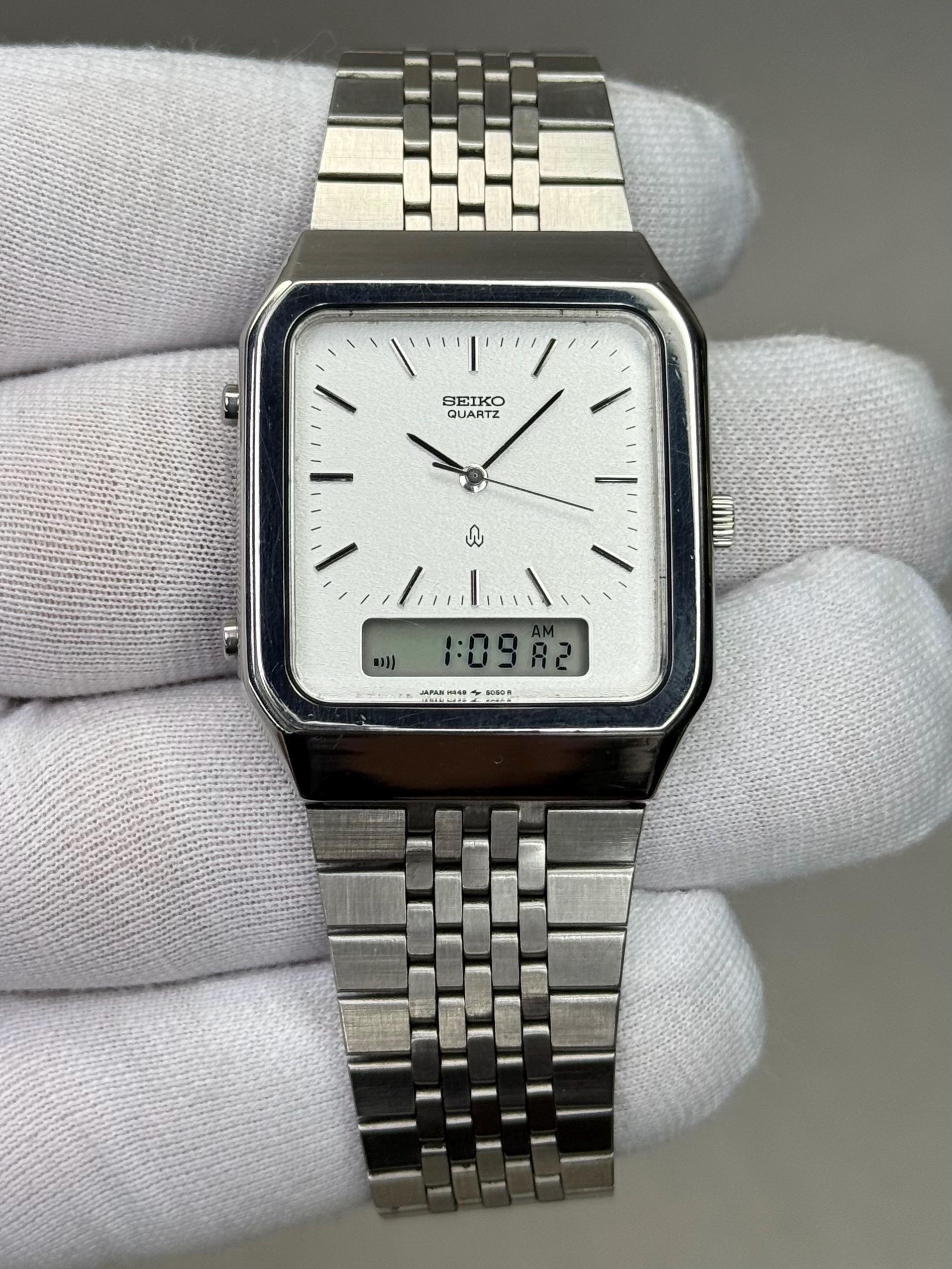 Rare SEIKO Quartz H449-5050 Ana-digi Quartz | Vintage JDM Diver