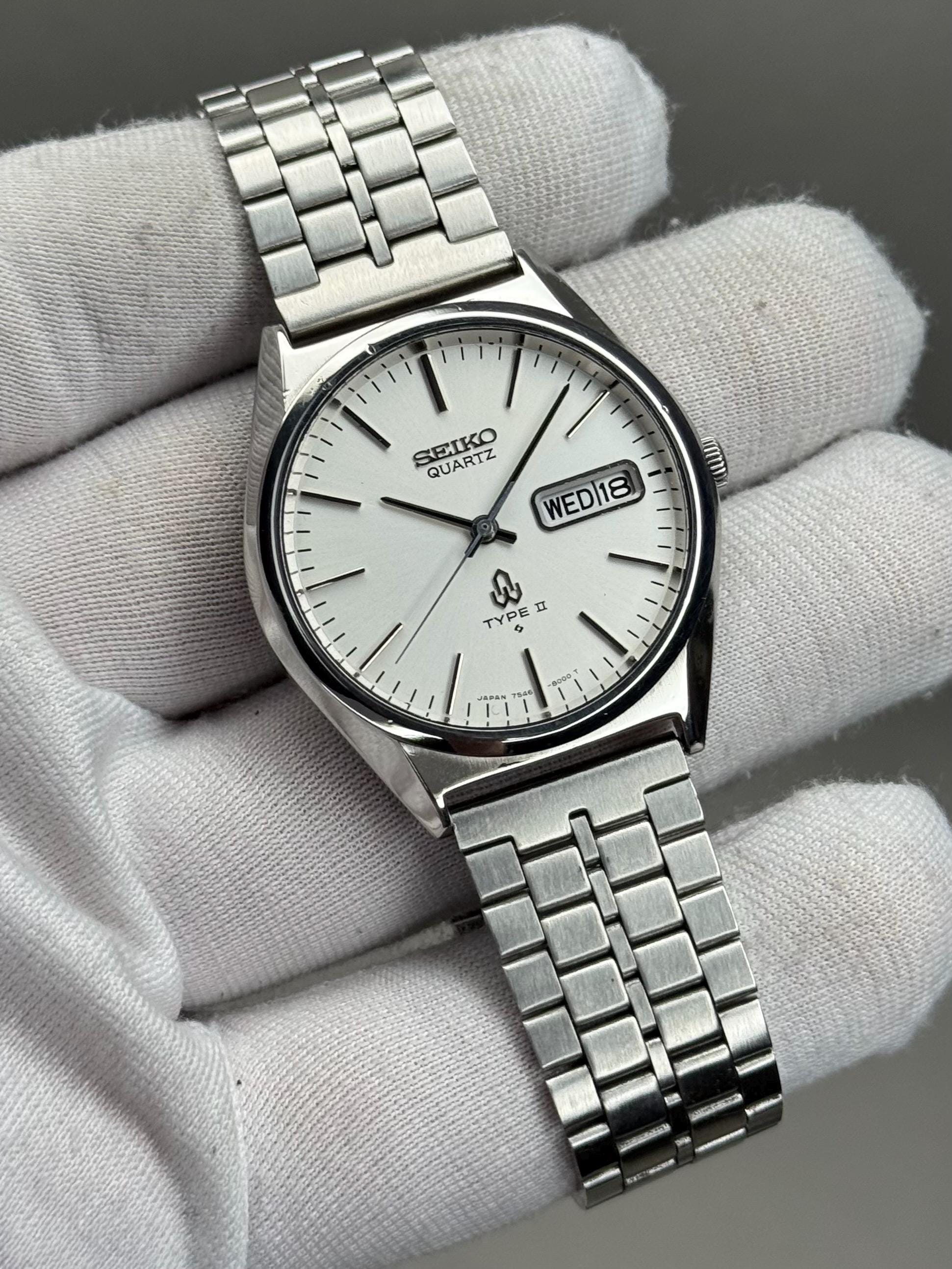 SEIKO-TYPE2「美品」綺麗です‼️ セイコー TYPE2 9面カットガラス ブラウングラデーションダイヤル