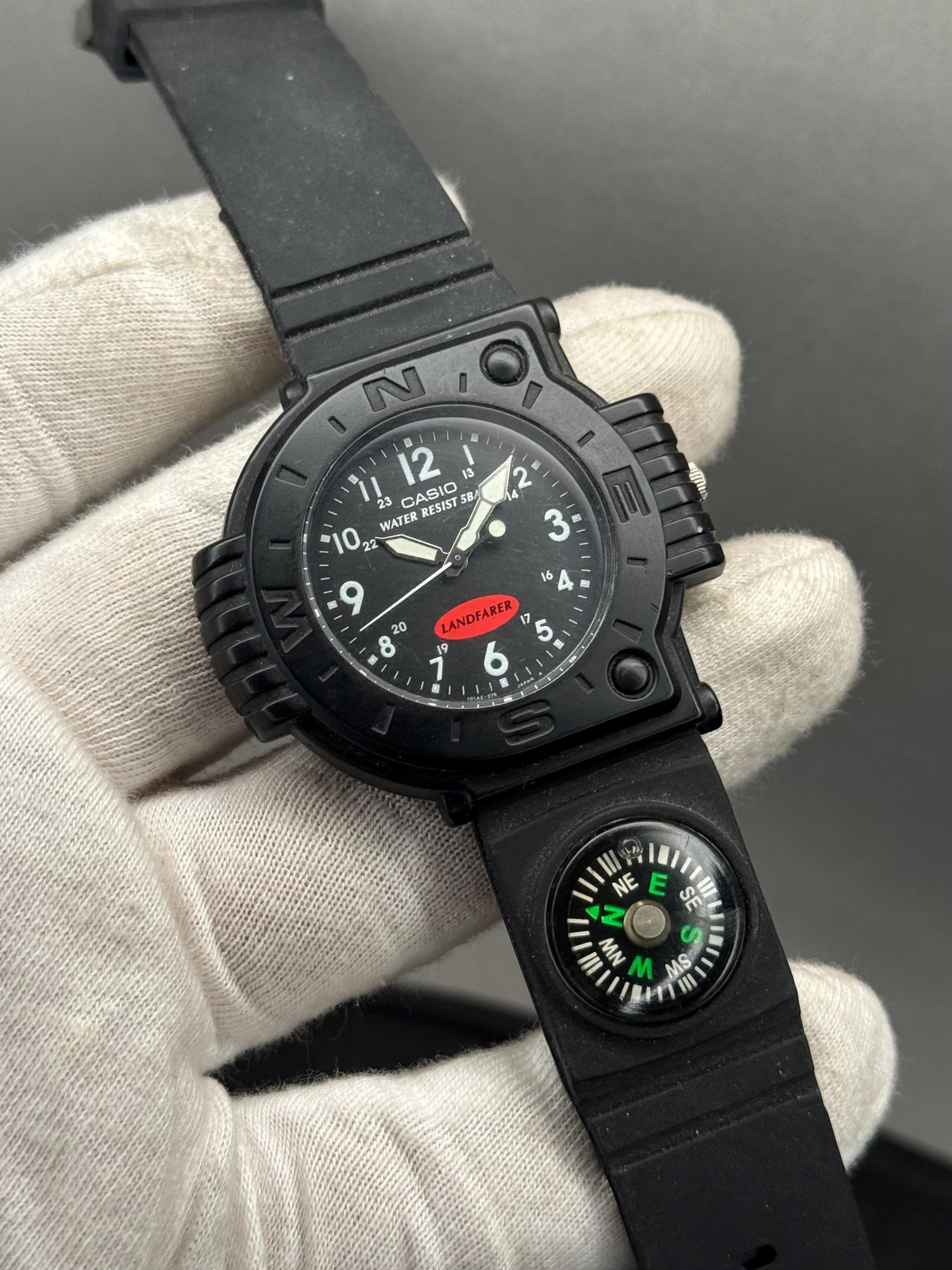 オールドカシオ ランドフェアラー CASIO MW-45 Rare CASIO Landfarer MW-45 – Classic Vintage Sports Watch | 1980s