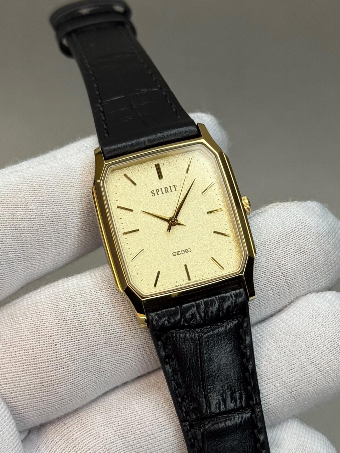 Vintage Seiko Spirit 8N41-5180 Tank Watch - 1995 Japan - Etsy