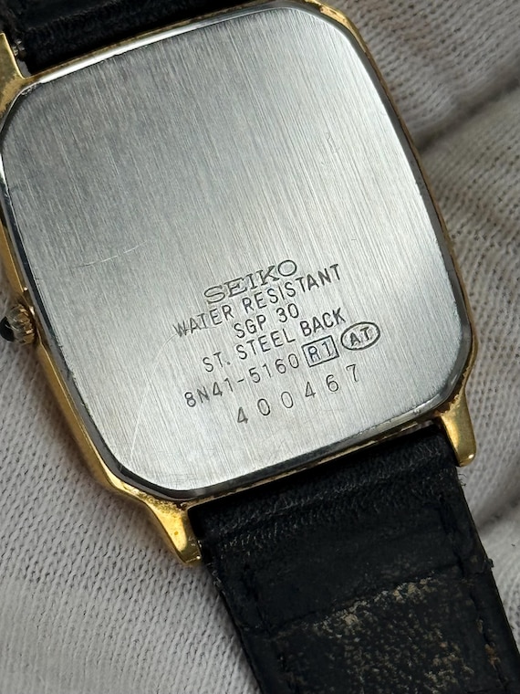 Vintage Seiko Dolce Gold Plated Tank Watch - 1995 Japan - Etsy