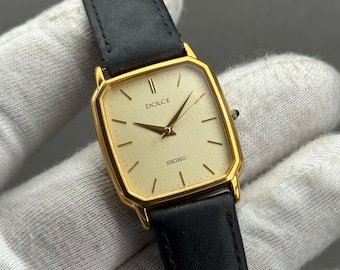 SEIKO Dolce-Exquisite ゴールド レザー SEIKO Dolce-Exquisite ゴールド レザー SEIKO Dolce-Exquisite