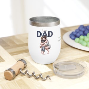 Personalized Dad Tumbler: Insulated Stainless Steel Beverage Cup