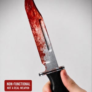 Scream 3D Printed Plastic Prop | Horror Cosplay Prop | Non-Functional Halloween Costume Accessory |  *Fake Prop*