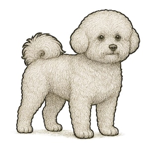 Hund High Res PNG, Bichon Frise, Beagle, Australian Shepherd (stehend), Australian Shepherd (sitzend), Berner Sennenhund