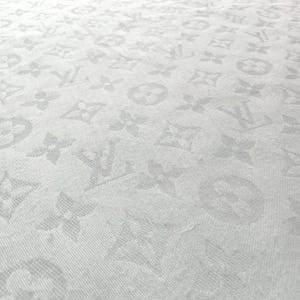 Vintage Louis Vuitton Logomania Schal aus Seide und Wolle, Made in Italy
