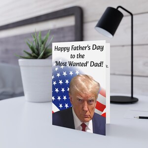 Funny Donald Trump Dad Greeting Card | GREAT DAD Donald Trump Inspired | Birthday Card Fathers Day Card for Dad | Great Gift |