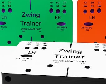 Golf Swing Trainer: Instant Feedback, Angle Poles Included