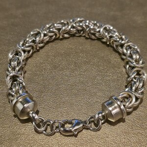Sterling Silver Byzantine Bracelet