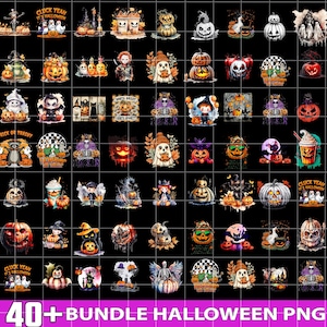 Halloween PNG Mega Bundle: Vintage Horror Characters (Digital Download 4200x4800 px)