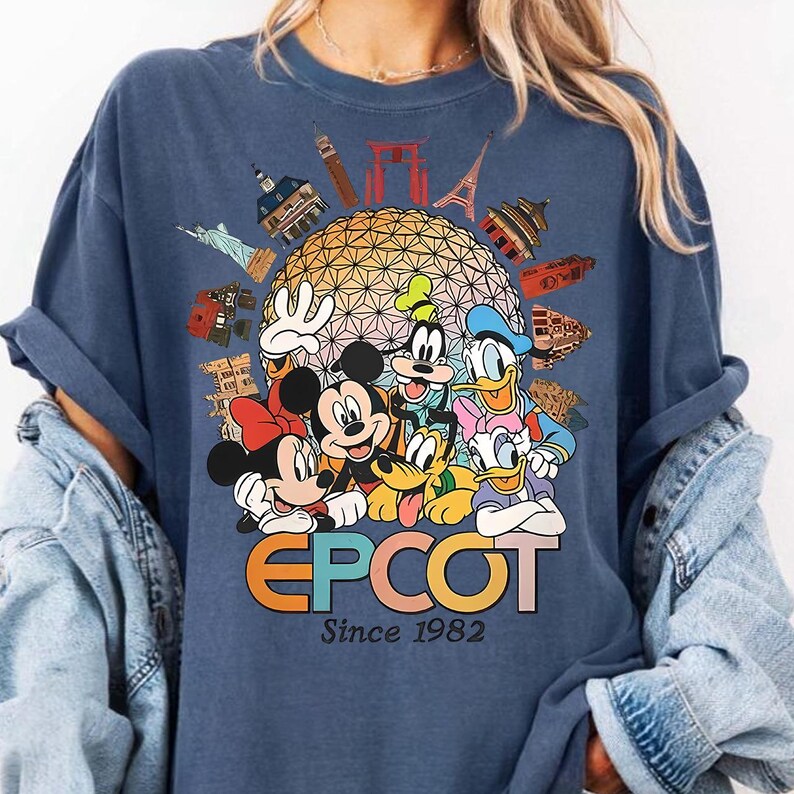 Disney Epcot 1982 PNG, Mickey and Friends (digital Download) - Etsy