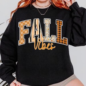 Retro Fall Vibes CheckeredPng, Preppy Floral Fall Pumpkin png, Pumpkin Lace png, Ditsy Floral Fall png, Preppy Autumn png, Pumpkin Spice Png