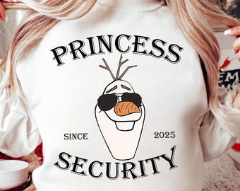 Disney Princess Security Olaf PNG, Festa del papà (Digital Design)