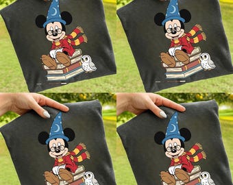 Fantasia Mickey PNG: Vintage Sorcerer Design (Digital Download, 4200x4800 px)
