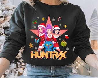 Christmas Huntrix Kpop Demon Hunter Clipart (PNG)