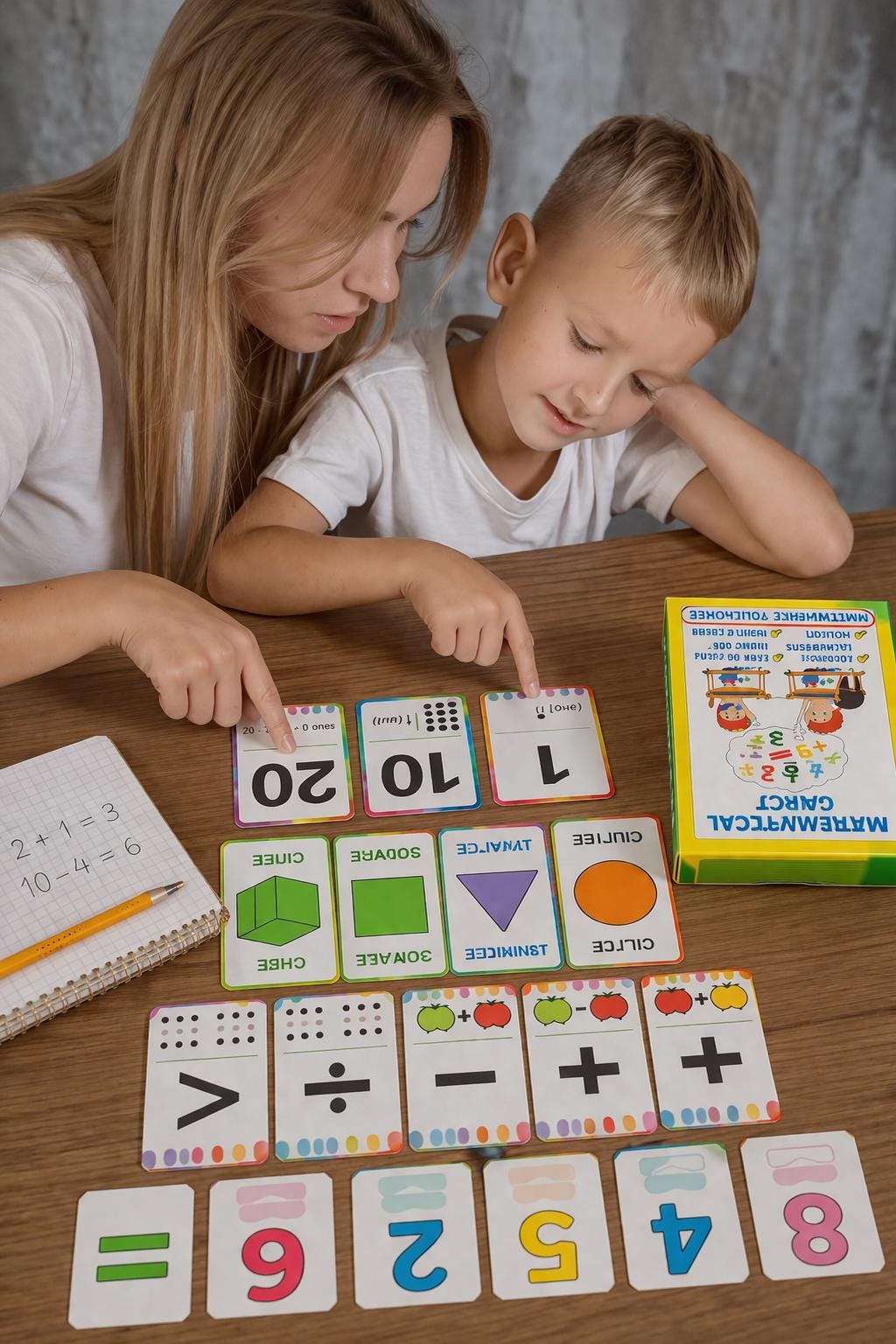 Printable Math Flashcards, 39 Educational Cards for Kids, Counting ...