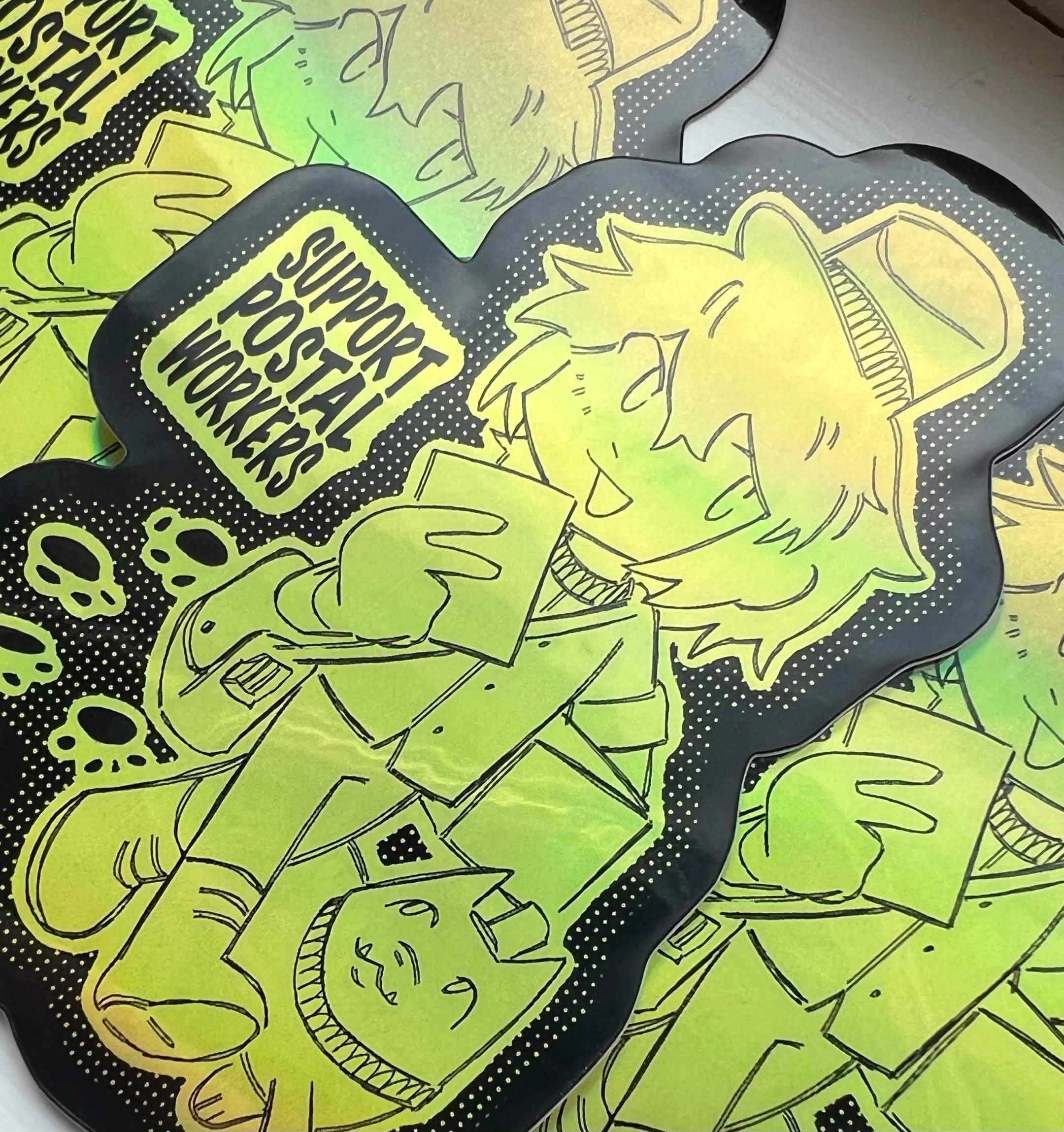Victor Grantz Postman Identity V IDV Sticker | Support Postal Workers ...