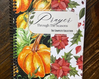 52-Week Prayer Journal Seasonal Theme Devotional Gift for Women LDS Bible Study Weekly Scripture Quote Guided Reflection Journal Prompt