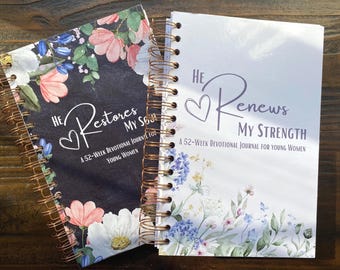 Guided Prayer Journal Bible Scripture Study Reflection Gift For Christian Teen Girl Devotional Study Handmade Journal Guided Faith Gift