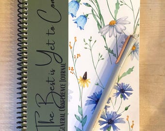 LDS General Conference 2026 Journal Relief Society Gift for Scripture Study Personal Growth Ministering Sister Guided Journal for Women