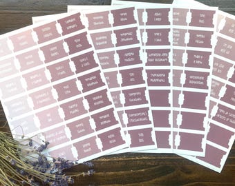 Laminated Bible Tabs Pink Scripture Study Tool Accessories for Women Gift Missionary Farewell Personalized Baptism Gift Book of Mormon Study