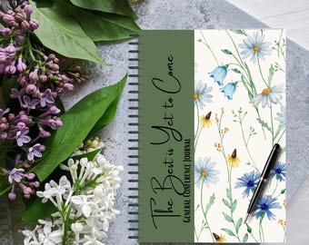 LDS General Conference Journal Digital Download Printable Guided Notebook for Spiritual Growth General Conference Talks Church Meeting Notes