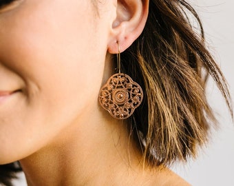 Small and Chic Dangle Earring | Pop of Summer Color | Fun Ornate Aesthetic | Gorgeous Vintage Boho Style | 3 Styles | Gift Ready - For Her