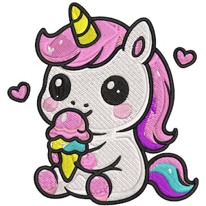 Unicorn Embroidery Design, Cute Baby Girl Unicorn Machine Embroidery Design, Christmas Unicorn Embroidery File, Cute Unicorn Embroidery.