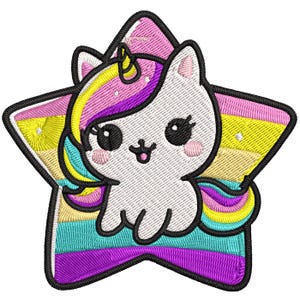 Unicorn Embroidery Design, Cute Baby Girl Unicorn Machine Embroidery Design, Christmas Unicorn Embroidery File, Cute Unicorn Embroidery.