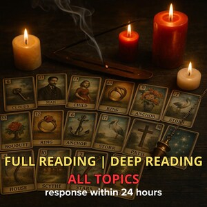 Lectura completa del amor con Gypsy Deck | Descubre sentimientos, bloqueos y el futuro de tu amor | Respuesta en 24 horas